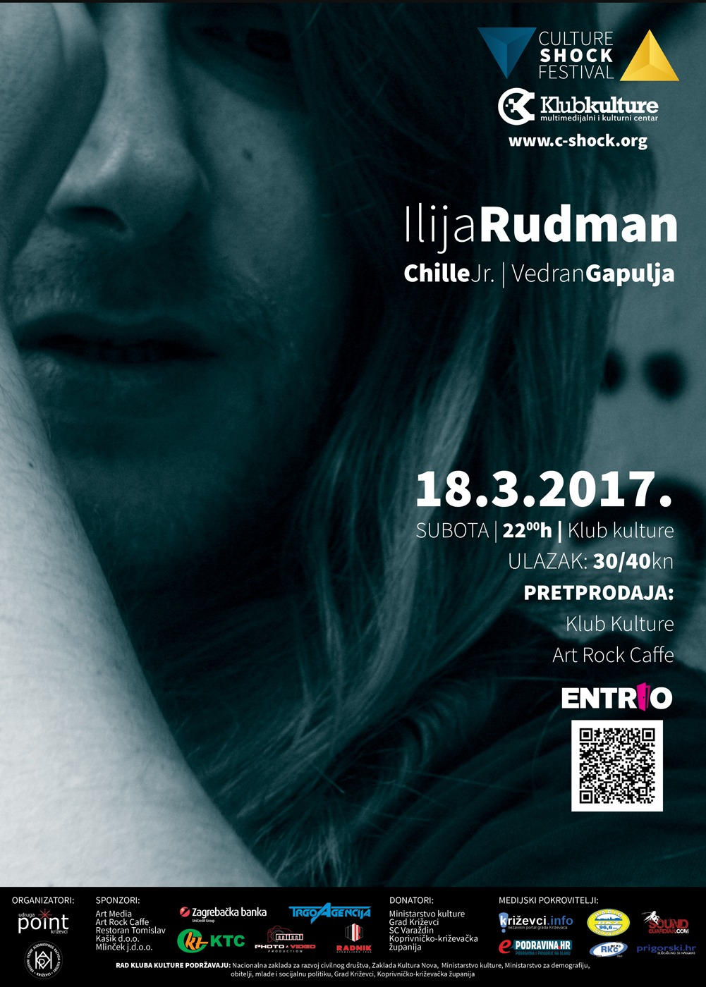 ELECTRO SHOCK Ilija Rudman, Chille jr., Vedran Gapulja Klub Kulture