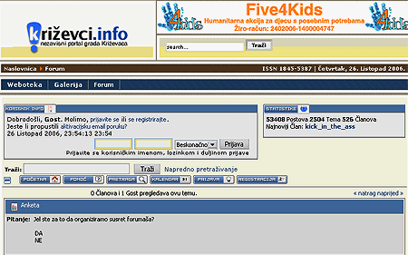Forumašenje i forumdžijsko prigovaranje!